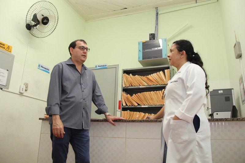 Gerson da Farmácia reforça necessidade de reforma em unidade de Saúde no Assentamento Bela Vista