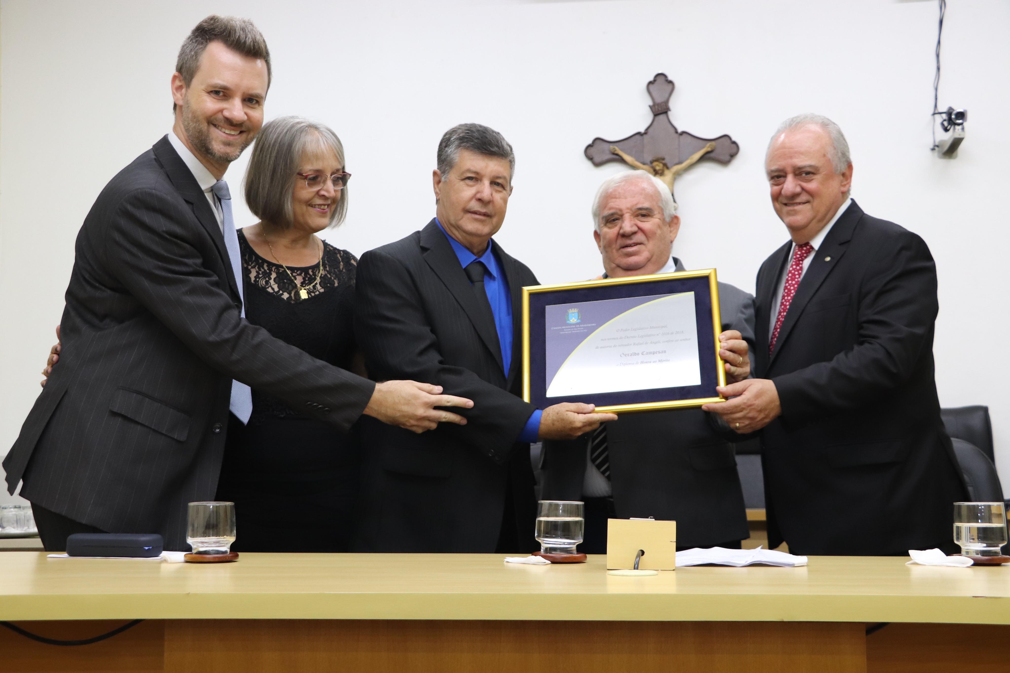 Fundador da ABA, Geraldo Campesan recebe Diploma de Honra ao Mérito (com vídeo)