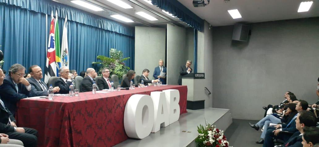 Câmara reitera parceria em posse da nova diretoria da OAB Araraquara