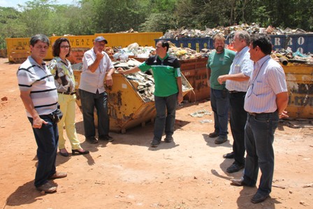 Caçambeiros pedem apoio a Adilson Vital e Edna Martins