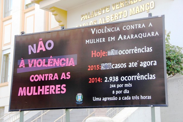 Araraquara ultrapassa 500 agressões a mulheres este ano