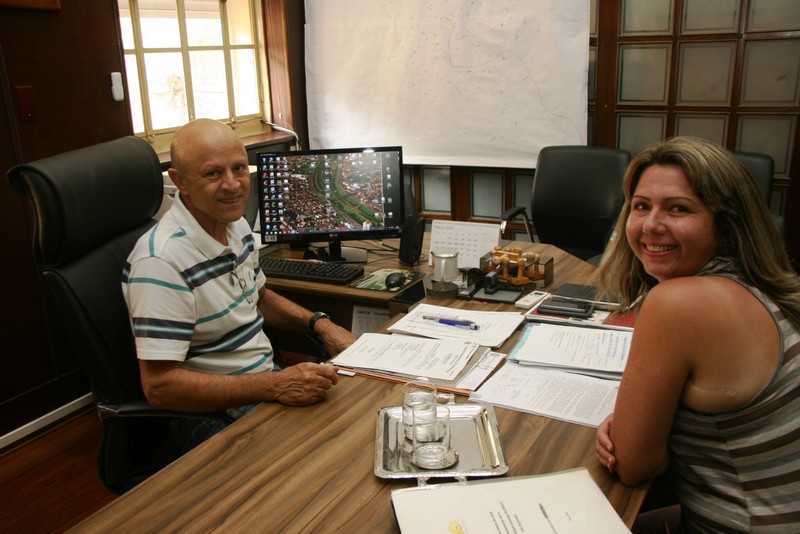 Chediek recebe futura engenheira para tratar de Drenagem Urbana