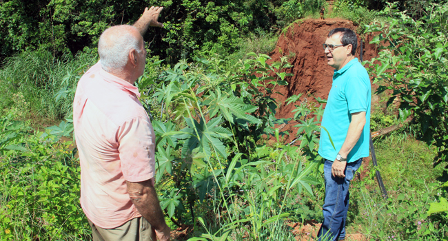 Gerson da Farmácia pede manutenção da estrada municipal ARA 253