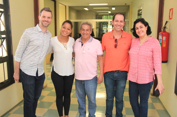 Roger, Rafael e Thainara realizam visita técnica ao DAAE