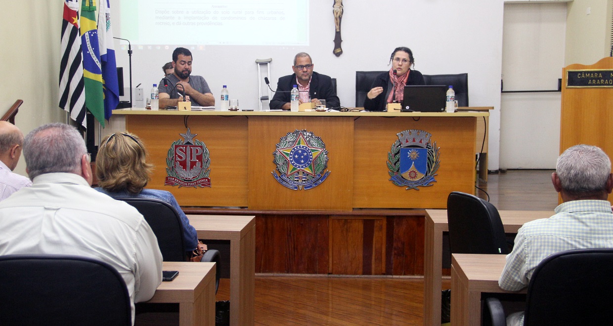 Uso do solo rural para fins urbanos é tema de Audiência Pública na Câmara Municipal (com vídeo)